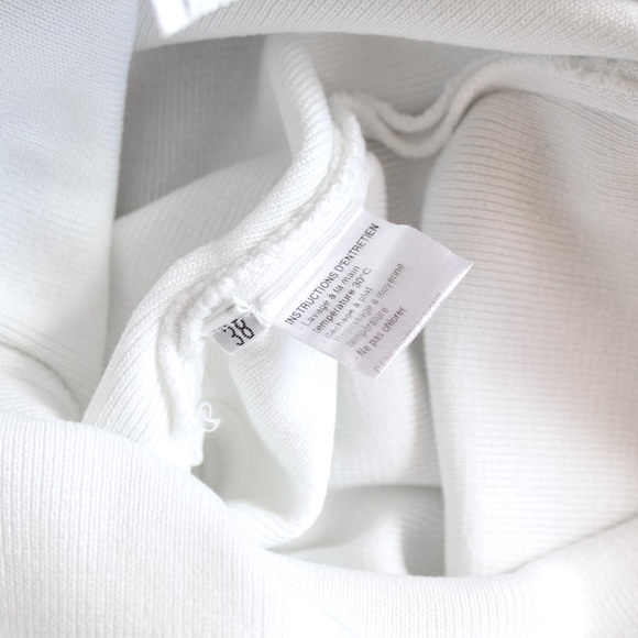 Rare Chanel Vintage '90s White Cotton CC Bodysuit - Picture 5 of 9
